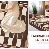 Contemporary Playful Tiled Arrangement(Beige)