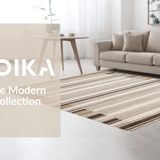 Artful Modern Checked Composition(Beige)