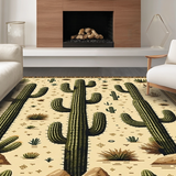 Trendy Retro Cowboy Inspired Art(Beige)