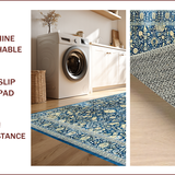 Chic Light Blue Intricate Design(Blue)