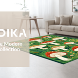 Delightful Greenery and Mushroom Fusion(Green)