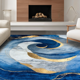 Contemporary Blue Gradient Motif(Blue)