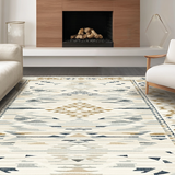Contemporary Textured Diamond Layout(Beige)