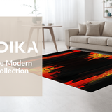 Vibrant Abstract Lava Illusion(Red)