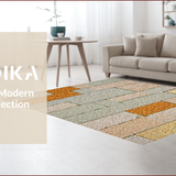 Ultra Soft Area Rug, Non Slip, Stain Resistant, Washable Area Rugs for Living Room, Bedroom, Minimalist Bedroom Area Rug for High Traffic Viscose(Gray)