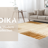 Ultra Soft Area Rug, Non Slip, Stain Resistant, Washable Area Rugs for Living Room, Bedroom, Unique Minimalist Animal Impression(Beige)