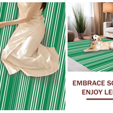 Sleek Modernist Striped Appeal(Green)
