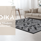 Artistic Monochrome Diamond Arrangement(Black)