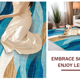 Fresh Nautical Flowing Lines(Blue)