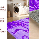 Ultra Soft Area Rug, Non Slip, Stain Resistant, Washable Area Rugs for Living Room, Bedroom, Trendy Soft Textured Expression(Purple)
