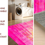 Trendy Plush Abstract Flow(Pink)