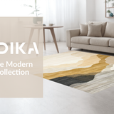 Ultra Soft Area Rug, Non Slip, Stain Resistant, Washable Area Rugs for Living Room, Bedroom, Serene Creamy Color Blend Style(Beige)
