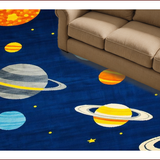 Vibrant Cosmic Orbital Design(Blue)