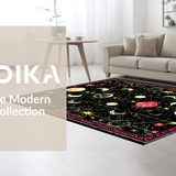 Chic Moonlit Abstract Design(Black)