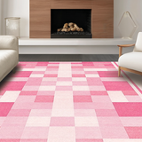 Lively Fuzzy Trellis Motif(Pink)