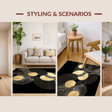 Artistic Bold Geometric Motif(Black)