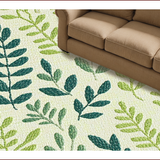 Ultra Soft Area Rug, Non Slip, Stain Resistant, Washable Area Rugs for Living Room, Bedroom, Boho Green Botanical Entryway Non-Slip Washable Rug(Green)