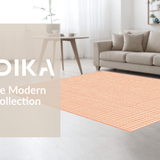 Ultra Soft Area Rug, Non Slip, Stain Resistant, Washable Area Rugs for Living Room, Bedroom, Rustic Warm Abstract Visuals(Beige)