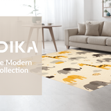 Earthy Tones with Cute Creatures(Beige)
