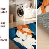 Lively Exotic Floral Aesthetic(Blue)