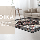 Contemporary Black and White Mosaic(White)