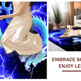 Enchanting Celestial Wildlife Motif(Blue)