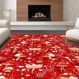 Charming Rustic Mushroom Aesthetic(Red)
