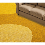 Ultra Soft Area Rug, Non Slip, Stain Resistant, Washable Area Rugs for Living Room, Bedroom, Modern Abstract Soft Living Room Rug(Yellow)