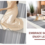 Ultra Soft Area Rug, Non Slip, Stain Resistant, Washable Area Rugs for Living Room, Bedroom, Sophisticated Casual Outdoor Look(White)