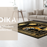 Elegant Golden Tiger Imagery(Black)