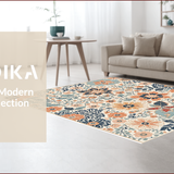 Floral Vintage Beige Medallion(Beige)