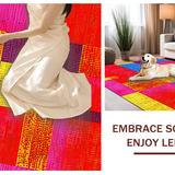 Dynamic Colorful Symmetrical Design(Red)