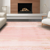 Ultra Soft Area Rug, Non Slip, Stain Resistant, Washable Area Rugs for Living Room, Bedroom, Trendy Plain Solid Color Elegance(Pink)