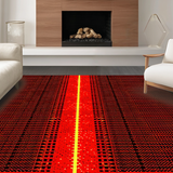 Dynamic Abstract Volcanic Color Burst(Red)