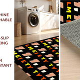 Chic Monochrome Text Statement(Red)