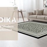 Chic Monochrome Tiled Aesthetic(Black)