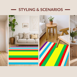 Charming Circular Playful Design(Blue)