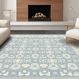 Sophisticated Ivory and Gray Trellis(Gray)