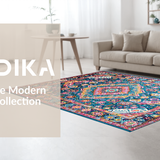 Elegant Distressed Ogee Style(Blue)