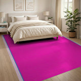 Vibrant Pink Dotted Texture Area Rug