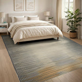 Modern Geometric Beige Area Rug