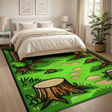 Whimsical Forest Path Kids Area Rug