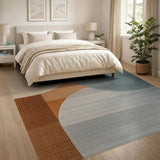 Modern Geometric Abstract Area Rug