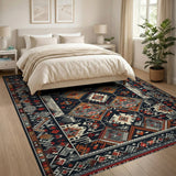 Southwestern Multi-color and Patterns Southwestern Tribal Geometric Area Rug