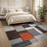 Modern Geometric Abstract Geometric Modern Area Rug