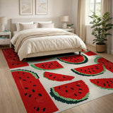 Fruit Pattern Watermelon Slices Fruit Pattern Area Rug