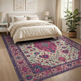 Exquisite Multi-Color Persian Floral Area Rug