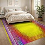 Solar Burst Multi-Color Geometric Area Rug