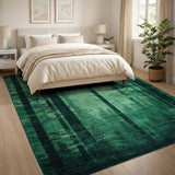 Moonlit Emerald Forest Area Rug