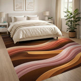Wavy Desert Dunes Area Rug
